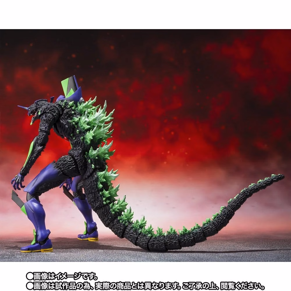 Evangelion S.H.MonsterArts Action Figure Test Type-01 "G" Awakening Form 15 cm by Bandai Tamashii Nations - Evangelion