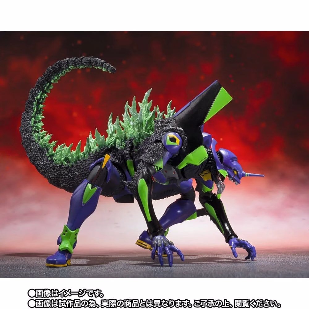 Evangelion S.H.MonsterArts Action Figure Test Type-01 "G" Awakening Form 15 cm by Bandai Tamashii Nations - Evangelion