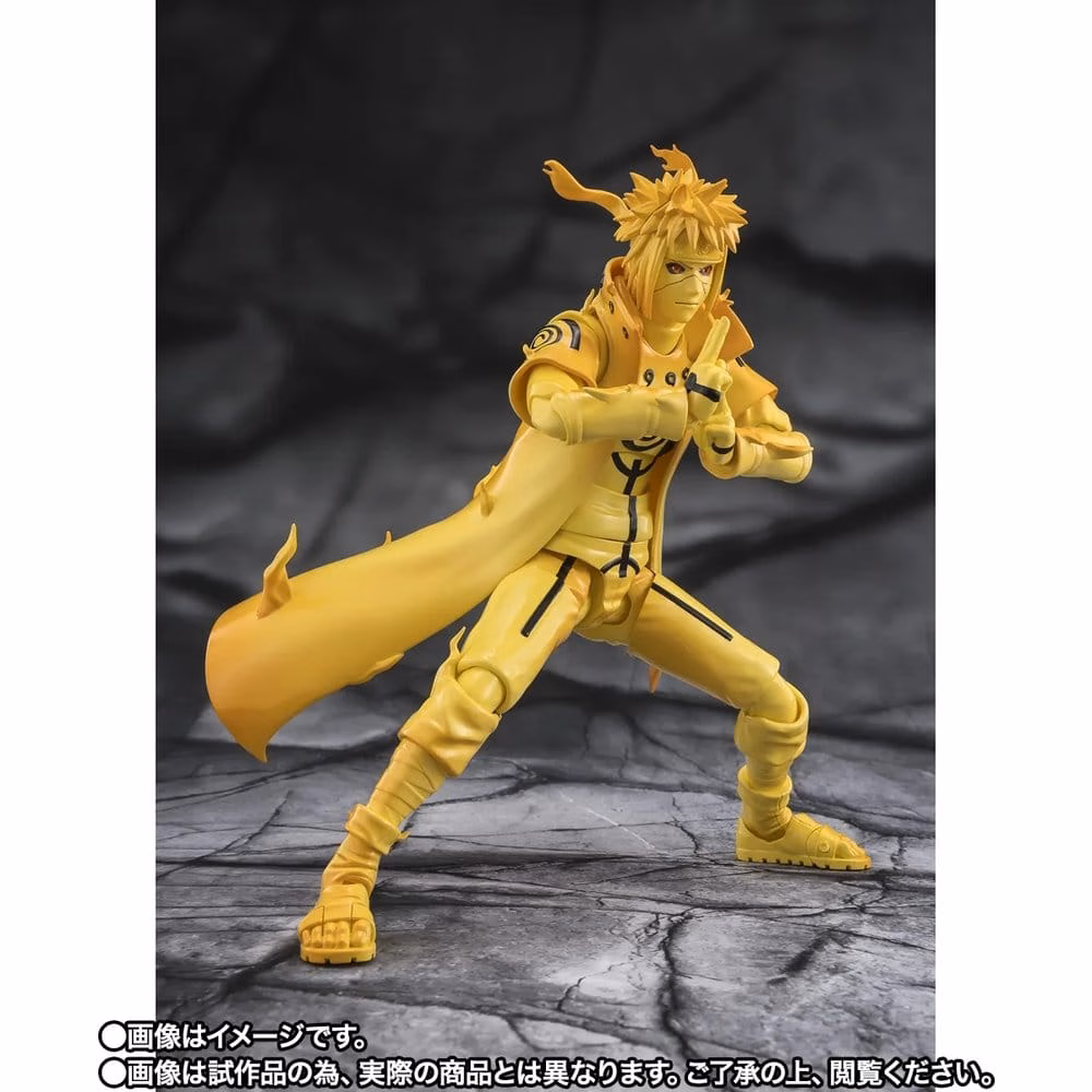 Naruto S.H.Figuarts Action Figure Minato Namikaze (Kurama Link Mode) -Bond of Light That Shatters Darkness- 15 cm by Bandai Tamashii Nations - Naruto