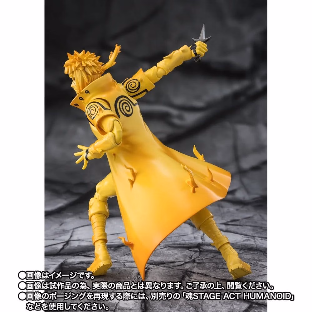 Naruto S.H.Figuarts Action Figure Minato Namikaze (Kurama Link Mode) -Bond of Light That Shatters Darkness- 15 cm by Bandai Tamashii Nations - Naruto