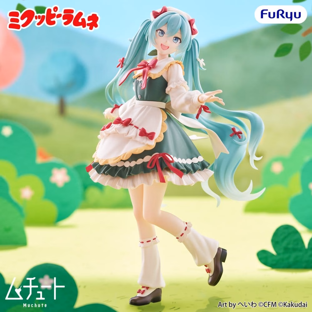 Mikuppy Ramune Muchute PVC Figure Mikuppy Ramune Ver. 18 cm by Furyu - Hatsune Miku