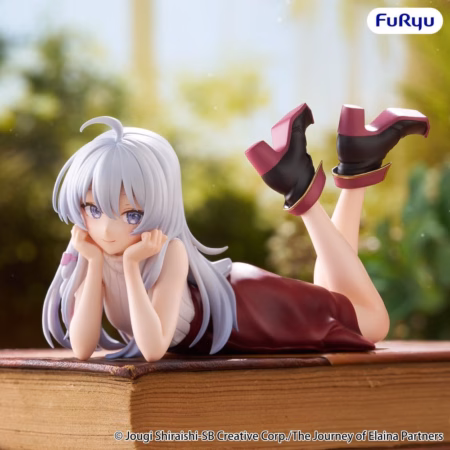 The Journey of Elaina Noodle Stopper PVC Figure Elaina Lying Down Ver. 11 cm by Furyu - Journey