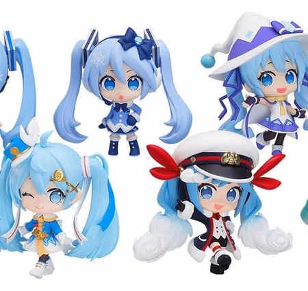 Character Vocal Series 01: Hatsune Miku Mini Figures Snow Miku All Stars Collection Vol. 1 8 cm Blind Box Assortment (8) by Good Smile Company - Hatsune Miku