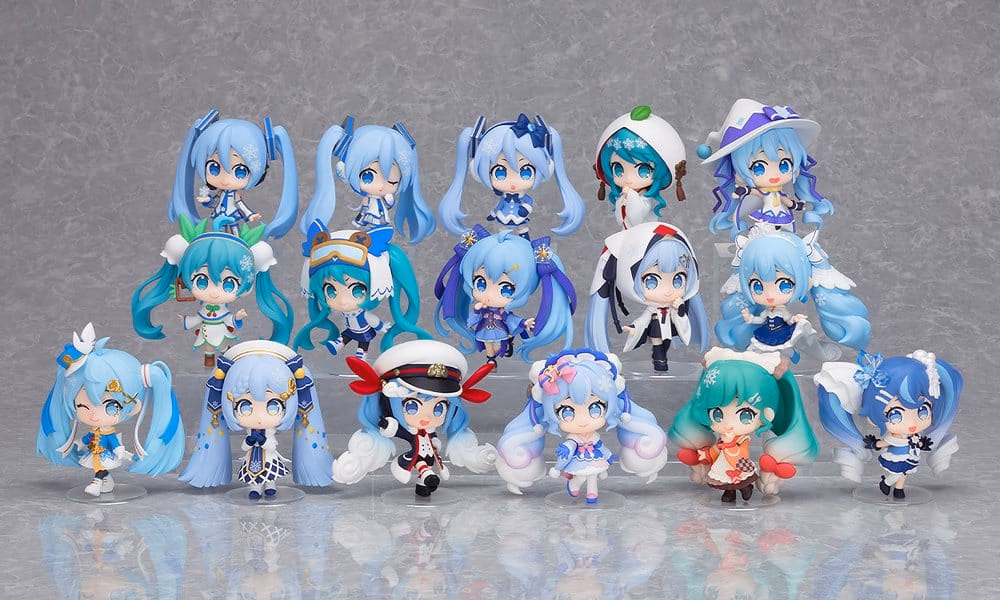 Character Vocal Series 01: Hatsune Miku Mini Figures Snow Miku All Stars Collection Vol. 1 8 cm Blind Box Assortment (8) by Good Smile Company - Hatsune Miku