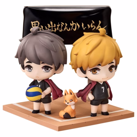 Haikyu!! Qset+ Mini Figures 2-Pack Atsumu Miya & Osamu Miya 8 cm by Good Smile Arts Shanghai - Haikyu!!