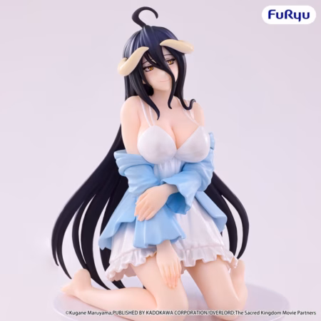 Overlord Noodle Stopper PVC Figure Albedo Loungewear Pearl White Ver. 12 cm by Furyu - Overlord