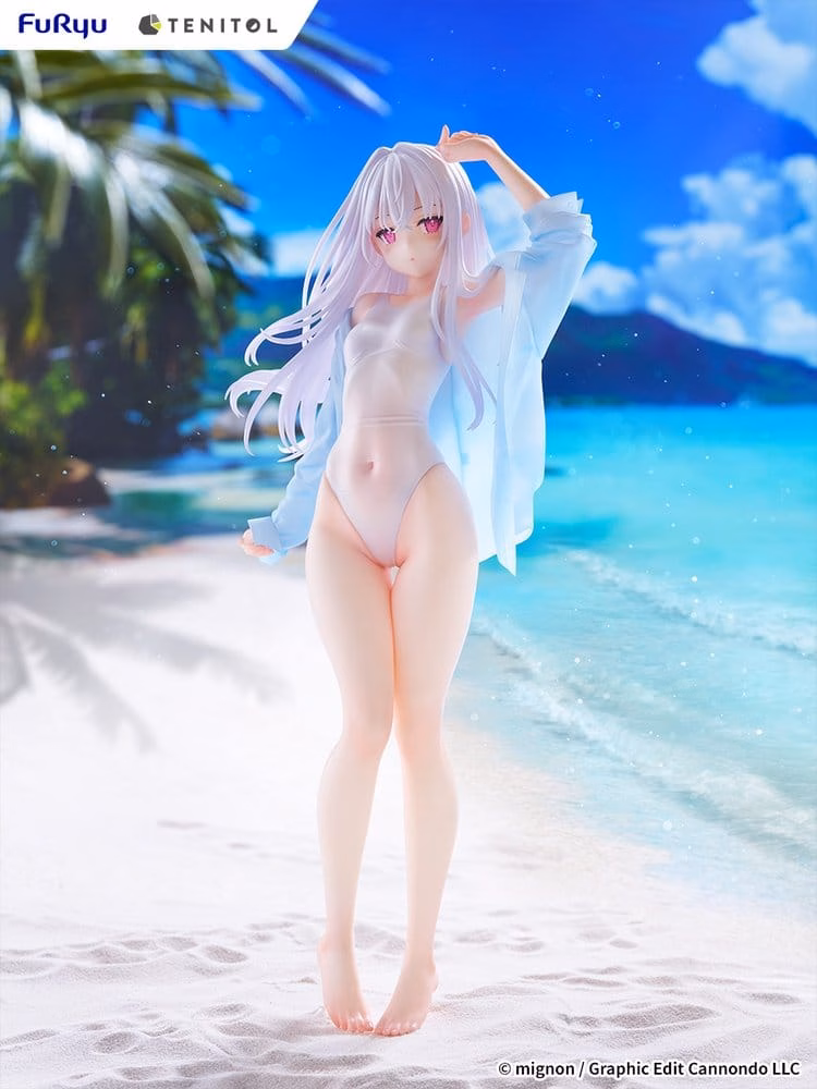 Mignon Works Tenitol Tall PVC Figure Shiro Swimsuit Ver. 30 cm by Furyu - nan