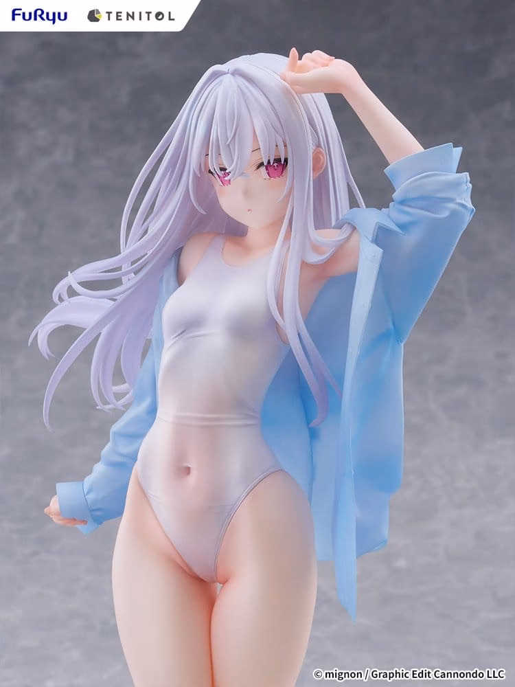 Mignon Works Tenitol Tall PVC Figure Shiro Swimsuit Ver. 30 cm by Furyu - nan