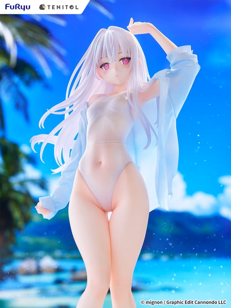 Mignon Works Tenitol Tall PVC Figure Shiro Swimsuit Ver. 30 cm by Furyu - nan