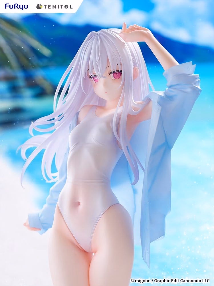 Mignon Works Tenitol Tall PVC Figure Shiro Swimsuit Ver. 30 cm by Furyu - nan