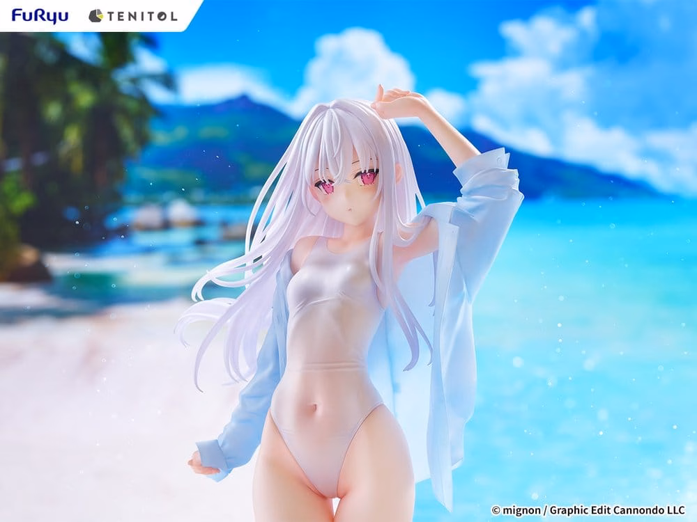 Mignon Works Tenitol Tall PVC Figure Shiro Swimsuit Ver. 30 cm by Furyu - nan