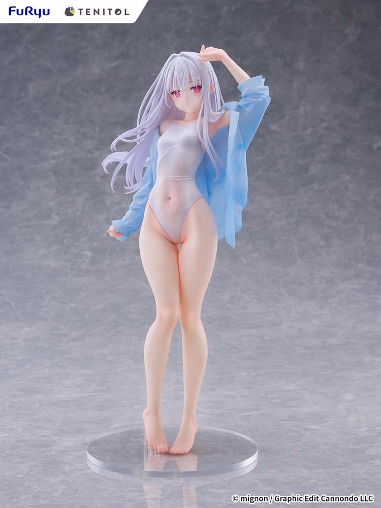 Mignon Works Tenitol Tall PVC Figure Shiro Swimsuit Ver. 30 cm by Furyu - nan