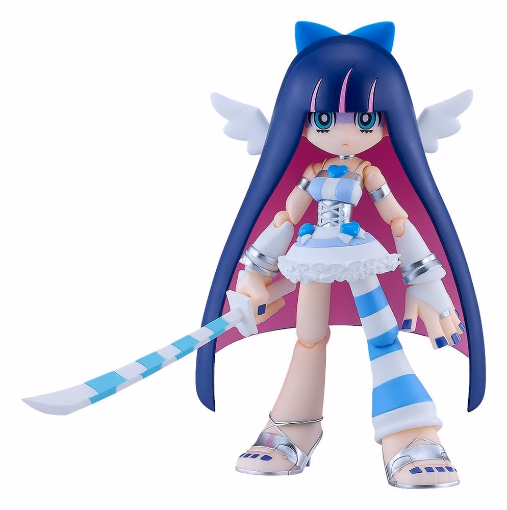New Panty & Stocking with Garterbelt Figma Action Figure Stocking: Angel ver. 12 cm by Good Smile Company - Panty & Stocking with Garterbelt