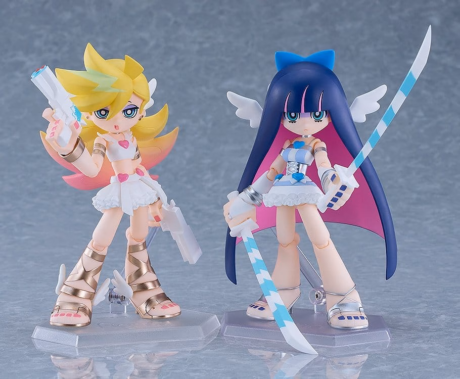 New Panty & Stocking with Garterbelt Figma Action Figures 2-Pack Panty & Stocking: Angel ver. 12 cm by Good Smile Company - Panty & Stocking with Garterbelt