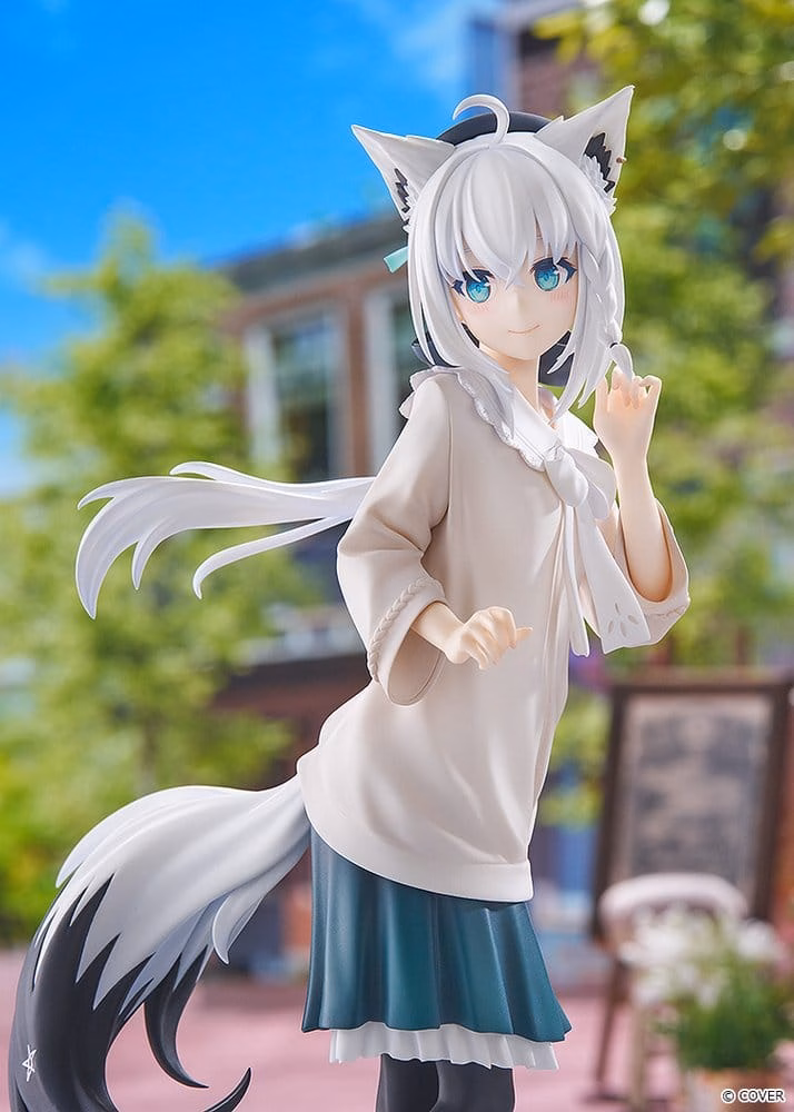 Hololive Production G.S. Collection PVC Figure 1/7 Shirakami Fubuki: Date Style - Casual Outfit Ver. 22 cm by Good Smile Company - Hololive Production