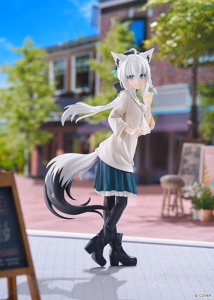 Hololive Production G.S. Collection PVC Figure 1/7 Shirakami Fubuki: Date Style - Casual Outfit Ver. 22 cm by Good Smile Company - Hololive Production