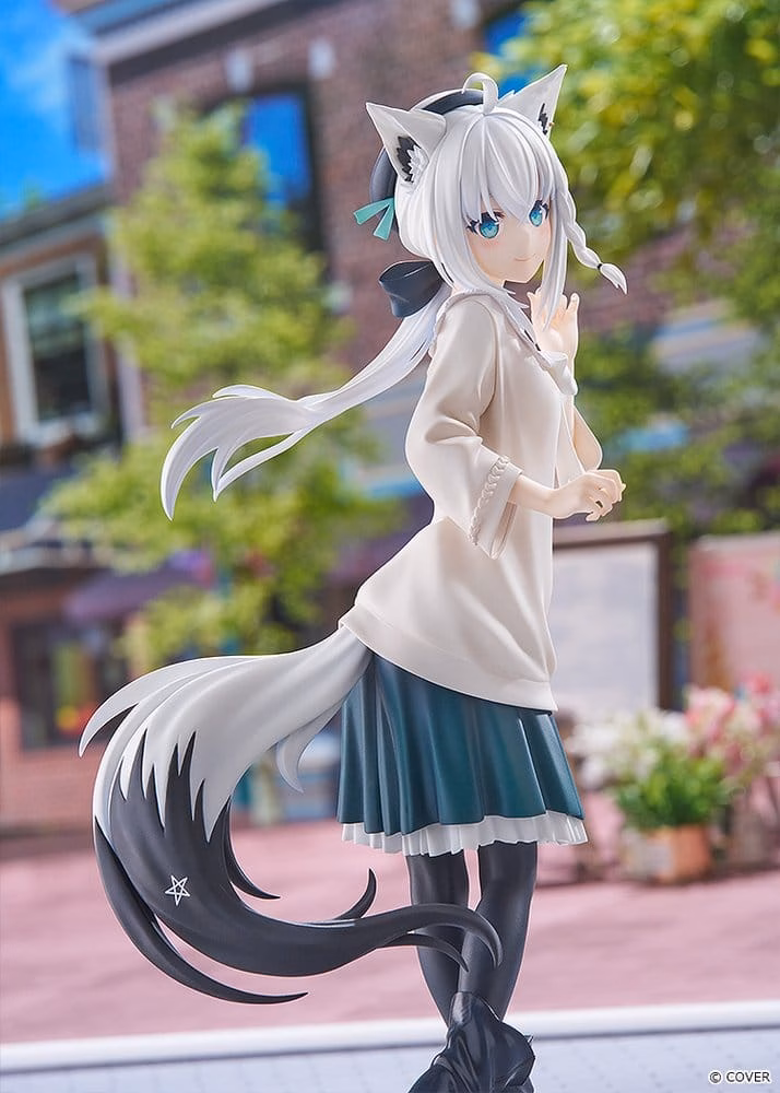 Hololive Production G.S. Collection PVC Figure 1/7 Shirakami Fubuki: Date Style - Casual Outfit Ver. 22 cm by Good Smile Company - Hololive Production