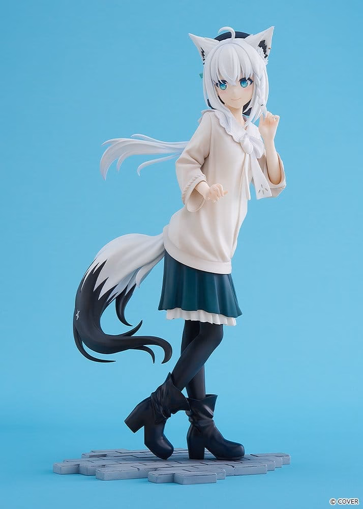 Hololive Production G.S. Collection PVC Figure 1/7 Shirakami Fubuki: Date Style - Casual Outfit Ver. 22 cm by Good Smile Company - Hololive Production