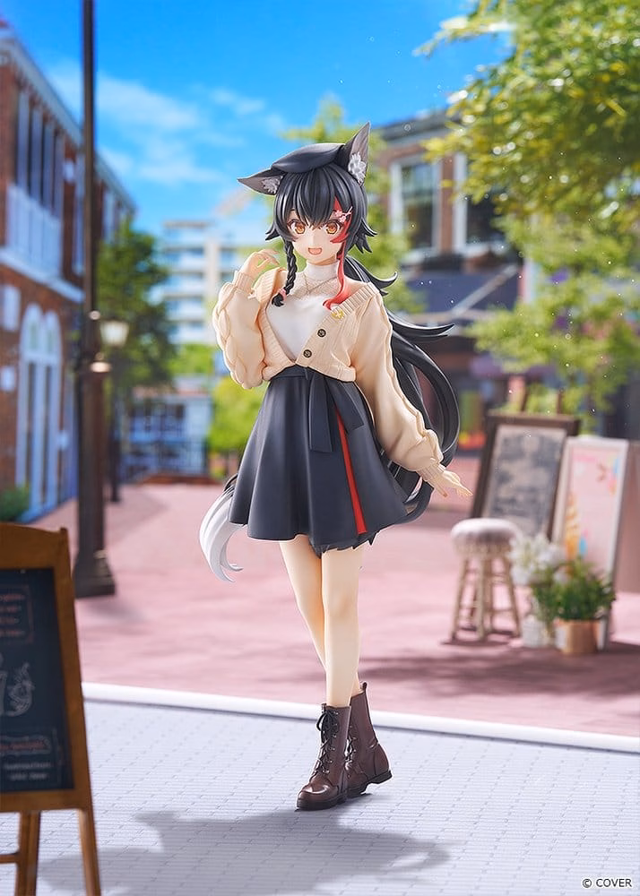 Hololive Production G.S. Collection PVC Figure 1/7 Ookami Mio Date Style - Street Outfit Ver. 24 cm by Good Smile Company - Hololive Production