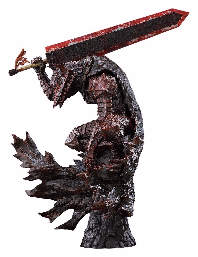 Berserk Pop Up Parade PVC Figure Guts (Berserker Armor): Bloody Paint Ver. L Size 28 cm by Max Factory - Berserk
