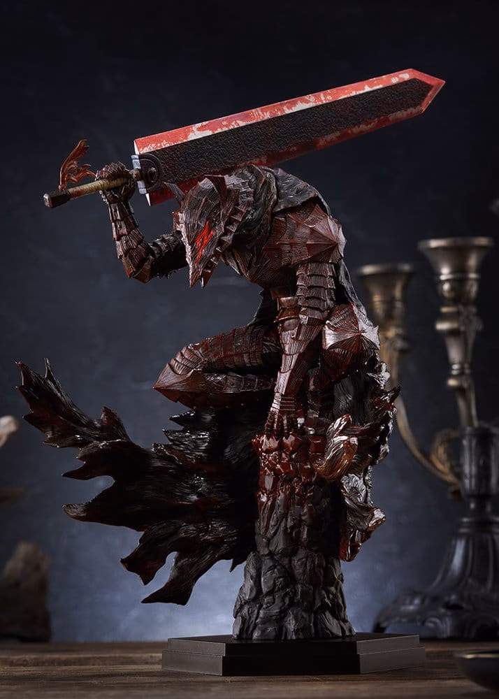 Berserk Pop Up Parade PVC Figure Guts (Berserker Armor): Bloody Paint Ver. L Size 28 cm by Max Factory - Berserk
