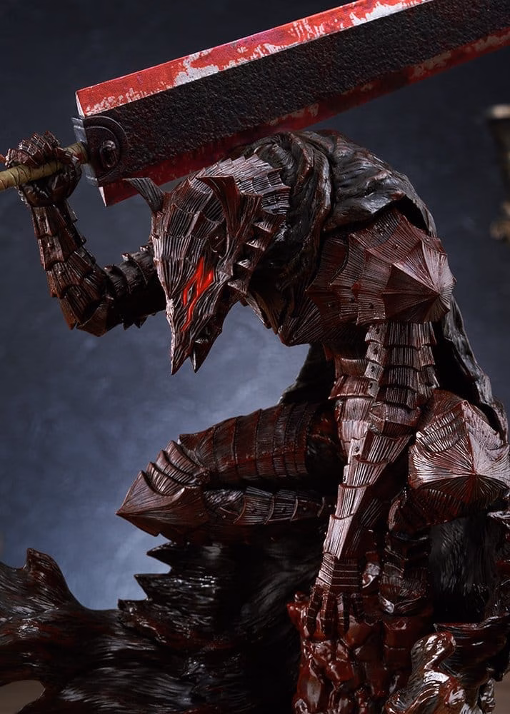Berserk Pop Up Parade PVC Figure Guts (Berserker Armor): Bloody Paint Ver. L Size 28 cm by Max Factory - Berserk