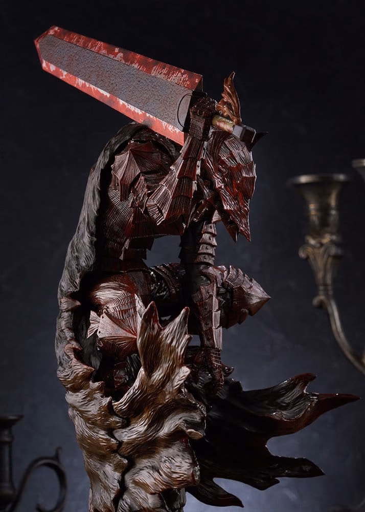 Berserk Pop Up Parade PVC Figure Guts (Berserker Armor): Bloody Paint Ver. L Size 28 cm by Max Factory - Berserk