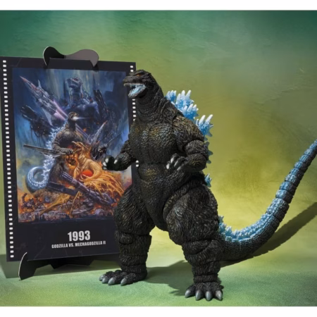 Godzilla S.H.MonsterArts Action Figure Godzilla (Godzilla vs. Mechagodzilla II Poster Coloring Ver.) -Movie Graphic Plus- 16 cm by Bandai Tamashii Nations - Godzilla