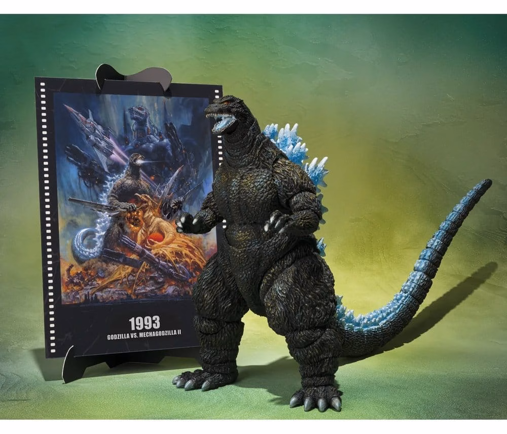 Godzilla S.H.MonsterArts Action Figure Godzilla (Godzilla vs. Mechagodzilla II Poster Coloring Ver.) -Movie Graphic Plus- 16 cm by Bandai Tamashii Nations - Godzilla