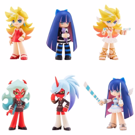 Panty & Stocking with Garterbelt PalVerse Mini Figures New Blind Box Display (6) by Bushiroad - Panty & Stocking with Garterbelt