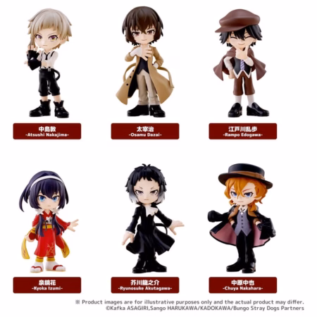 Bungo Stray Dogs PalVerse Mini Figures Blind Box Display (6) by Bushiroad - Bungo Stray Dogs