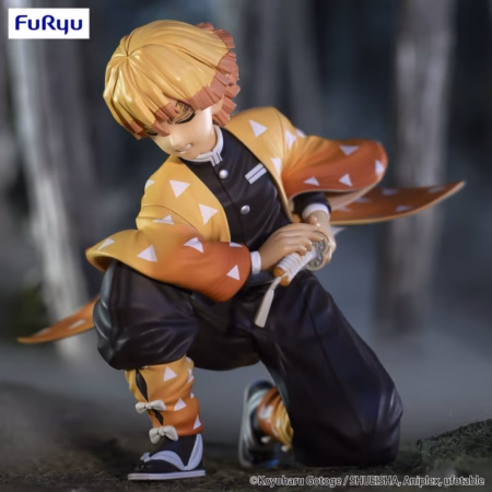 Demon Slayer: Kimetsu no Yaiba Noodle Stopper PVC Figure Agatsuma Zenitsu 10 cm by Furyu - Demon Slayer
