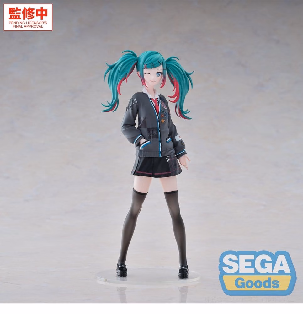 Hatsune Miku: Colorful Stage! XStellar PVC Figure School SEKAI ~Brand New World~ 19 cm by Sega - Hatsune Miku