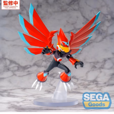 Mega Man Battle Network Luminasta PVC Figure Mega Man Falzar Beast 19 cm by Sega - Mega Man