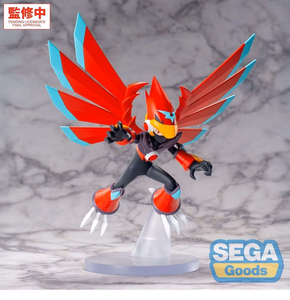 Mega Man Battle Network Luminasta PVC Figure Mega Man Falzar Beast 19 cm by Sega - Mega Man