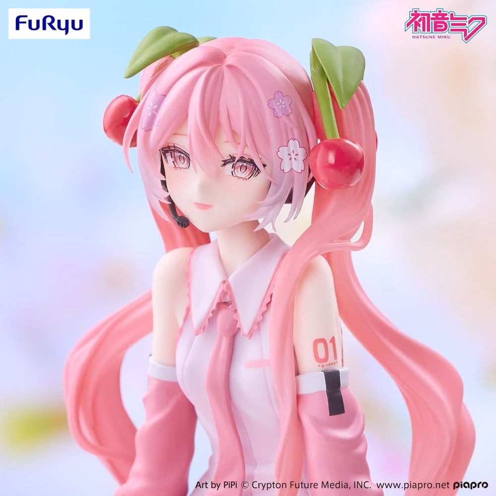 Hatsune Miku Noodle Stopper PVC Figure Sakura Miku 2026 Smile Ver. 14 cm by Furyu - Hatsune Miku