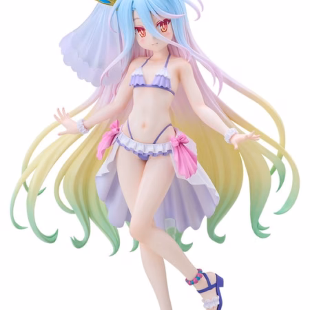 No Game No Life Tenitol Tall PVC Figure Shiro swimwear dress Ver. 29 cm by Furyu - No Game No Life