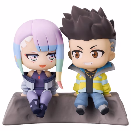 Cyberpunk: Edgerunners Qset+ PVC Figures 2-Pack David & Lucy 8 cm by Good Smile Arts Shanghai - Cyberpunk