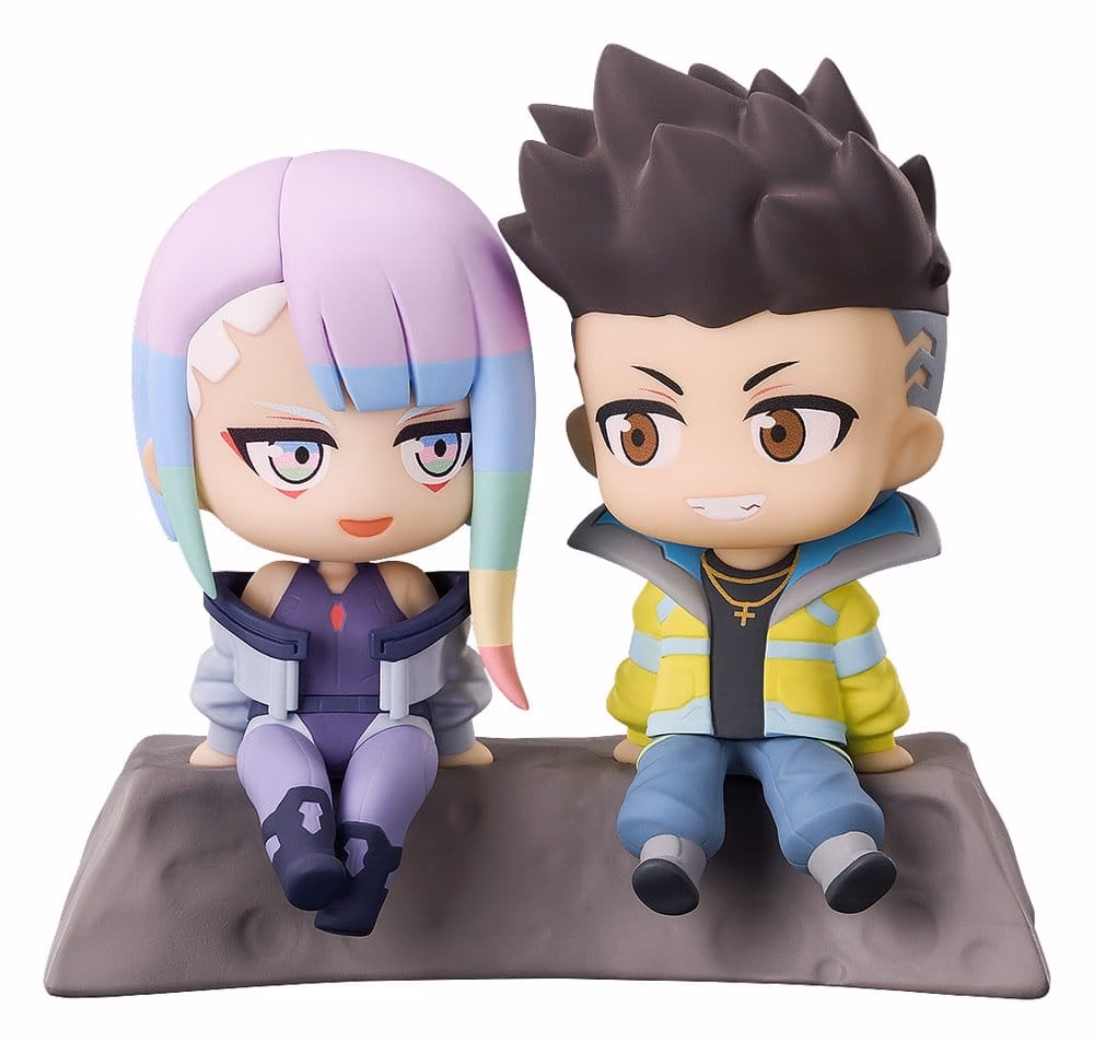 Cyberpunk: Edgerunners Qset+ PVC Figures 2-Pack David & Lucy 8 cm by Good Smile Arts Shanghai - Cyberpunk