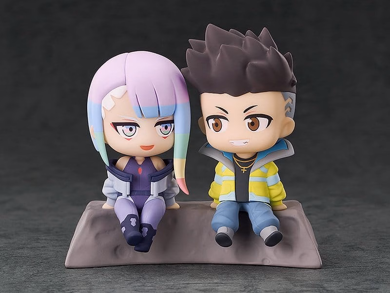 Cyberpunk: Edgerunners Qset+ PVC Figures 2-Pack David & Lucy 8 cm by Good Smile Arts Shanghai - Cyberpunk