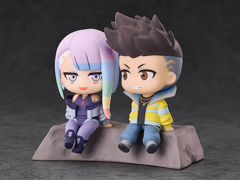 Cyberpunk: Edgerunners Qset+ PVC Figures 2-Pack David & Lucy 8 cm by Good Smile Arts Shanghai - Cyberpunk
