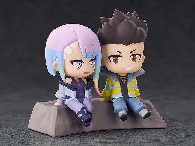 Cyberpunk: Edgerunners Qset+ PVC Figures 2-Pack David & Lucy 8 cm by Good Smile Arts Shanghai - Cyberpunk