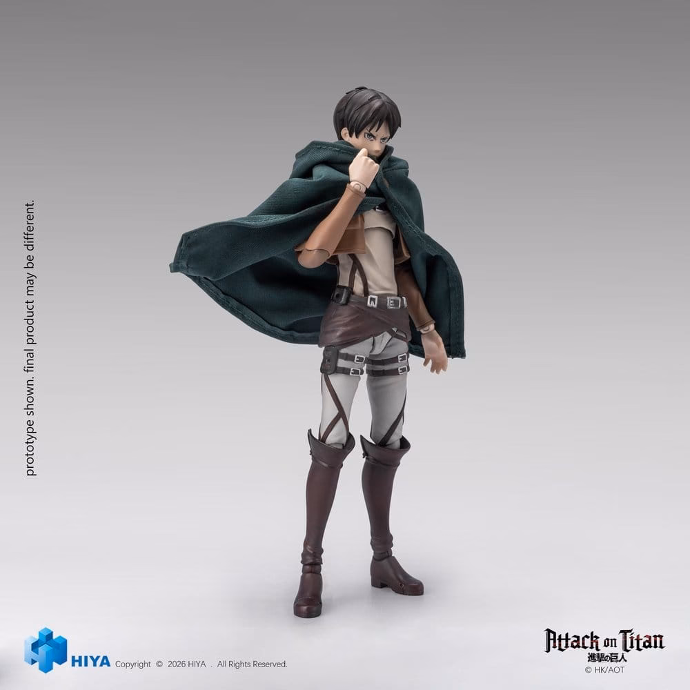 Attack on Titan Exquisite Basic Series Action Figure 1/12 Eren Yeager 15 cm by Hiya Toys - Attack on Titan