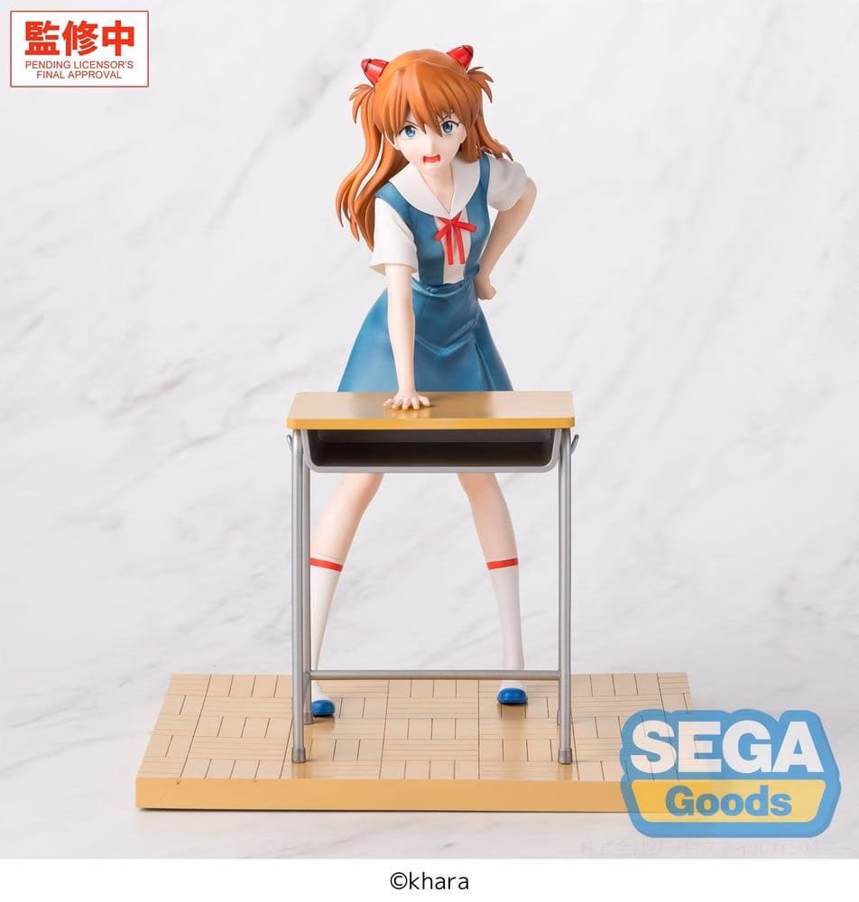 Evangelion: New Theatrical Edition XStellar PVC Figure Asuka Shikinami Langley Uniform Ver. 19 cm by Sega - Rebuild of Evangelion