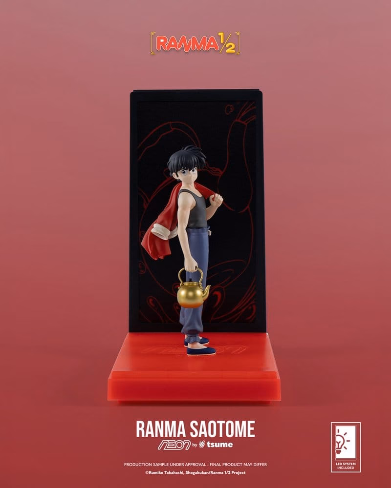Ranma Neon Figure 1/9 Ranma Saotome Boy 20 cm by Tsume - Ranma
