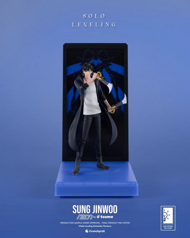 Solo Leveling Neon Figure 1/9 Sung Jinwoo 20 cm by Tsume - Solo Leveling